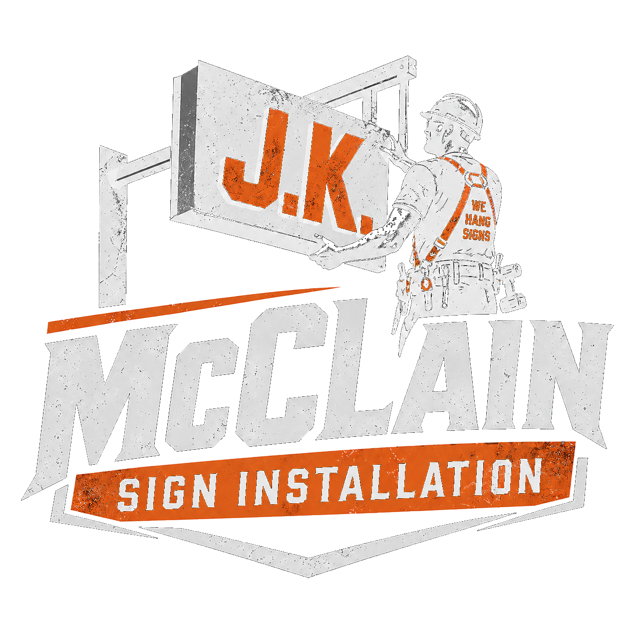 J.K. McClain Sign Installation